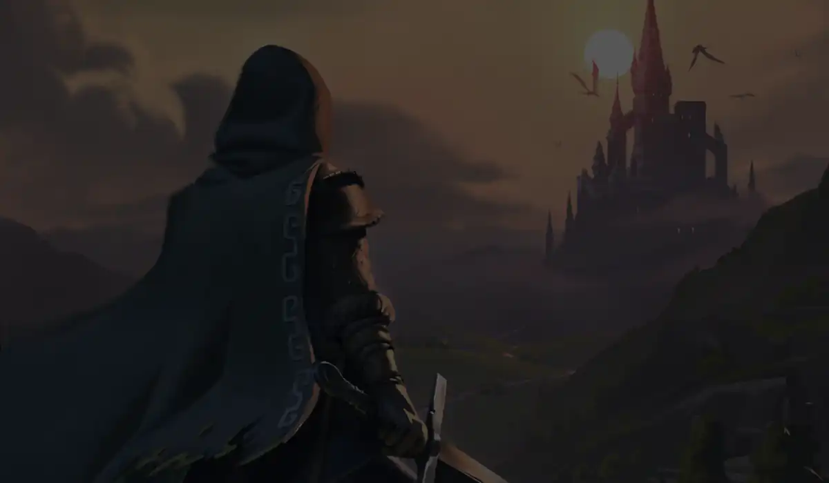 Σκοτεινό τοπίο με κάστρο από το Path of Adventure